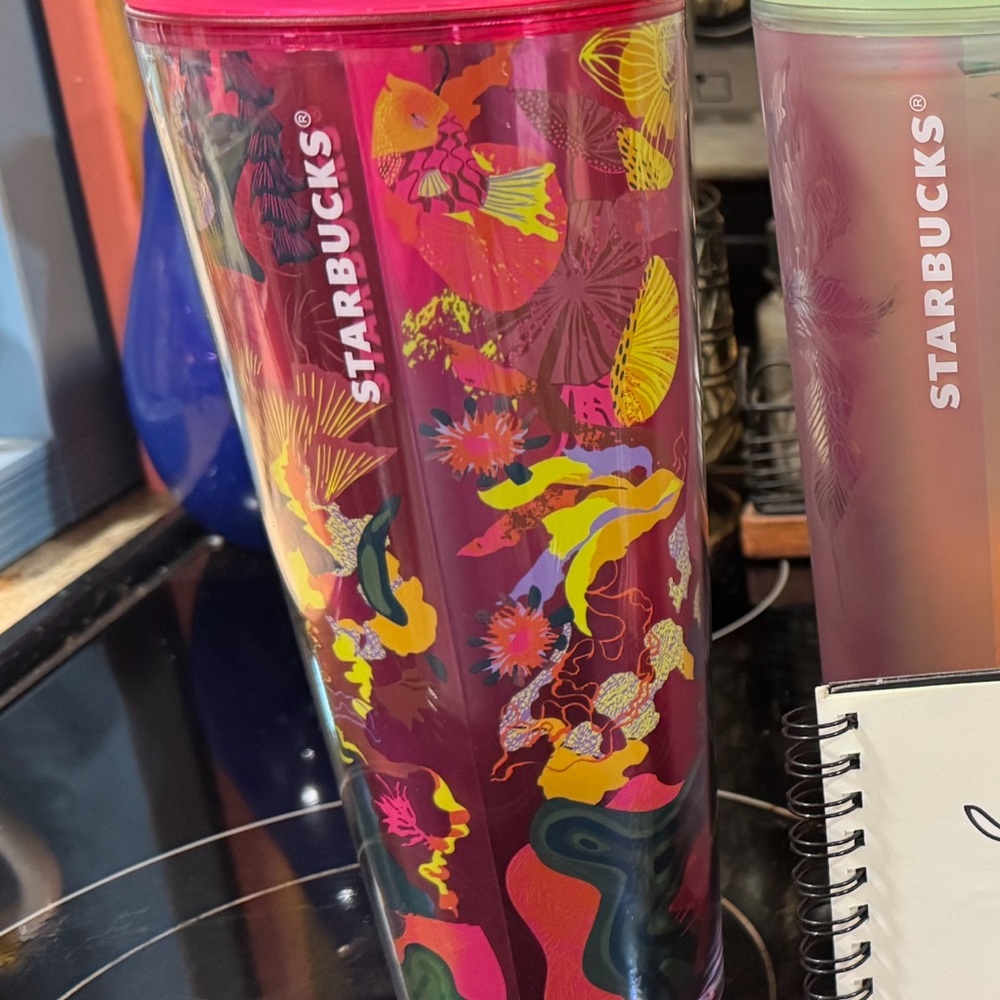 Starbucks Multicolor Abstract Tumbler
